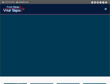Tablet Screenshot of frontrangevitalsigns.com